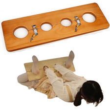 Bondage SM BDSM Fesselstange Krabbenform Hals Hand Holzpranger Fesselbock Sklave