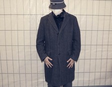 Joop Herren Mantel Kurzmantel Gentleman Look Gr. 50 ca. M / L Jacke Grau WJ1