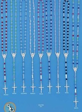 Rosenkranz IN Silber E Crystal