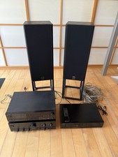 Vintage HiFi Anlage – Kenwood KA-5010, Denon DCD-520, ELAC EL 75/II, Kassettende
