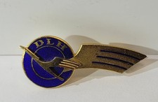 Original alte DEUTSCHE LUFTHANSA DLH Emaille Brosche Abzeichen Anstecker