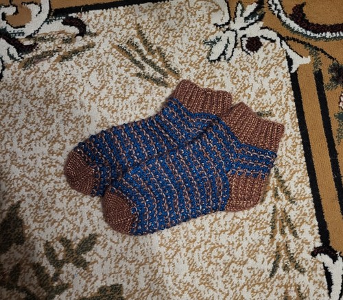 Handgestrickte socken - handgestrickte,
