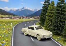Wiking VW Karmann Ghia ??? GELBGRAU??? nicht olivgrau  1960-66 neuwertig