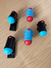 Lego Duplo 1x Kanone schwarz rot blau rot Piraten Boot Schiff Burg Hook