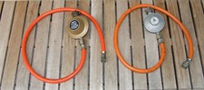 2x Niederdruckregler 50 mbar mit Schläuchen 80cm GOK + Greca, Gasdruckminderer