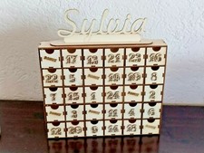 XXL Adventskalender aus Holz - 24-30 - zum selbst Befüllen - hält ein Leben lang