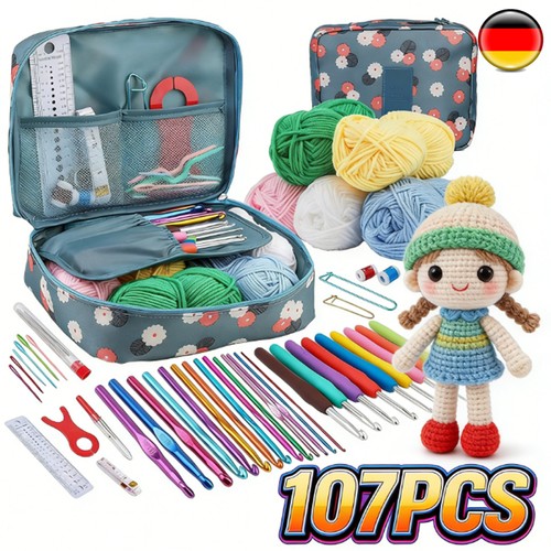 107x häkelnadel set - 107x,