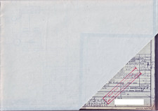 Original DB-Technische Zeichnung "Anordnung Schutzplatte" Unimog 403/406/416/417