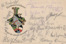 Studentika 1924 Burschenschaft Tuiskonia Darmstadt Couleurkarte Studentica VDB