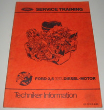 Werkstatthandbuch Techniker Information Ford Transit 2,5 Di Diesel Motor 04/1984