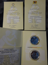 10 Euro Silber Gedenkmünze Carl Spitzweg DEUTSCHLAND + Sonderprägung "D" st