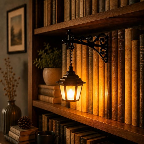 Bücherregal lampe vintage led - vintage,