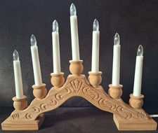 Schwibbogen Lichterbogen Schwedenleuchter 7 flammig