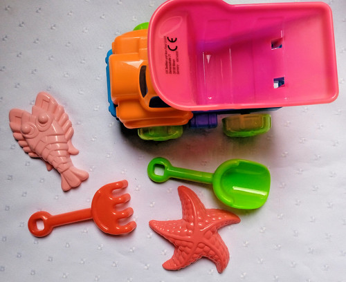 Sandspielzeug teilig kipper - sandspielzeug, 5-teilig,