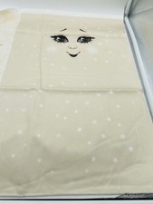 Stoff Panel Für Wolken Kissen Beige Augen Auf Kinder Deko Selber Nähen DIY Baumw