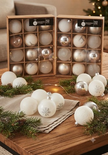 Weihnachtskugeln 36er set - 36er,
