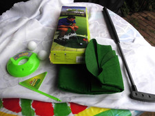 Toiletten-Golf-Set 6-teilig  Mini Golf Spiel fürs WC  inkl. Schläger,