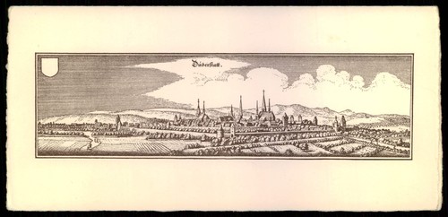 Merian kupferstich duderstadt - kupferstich,