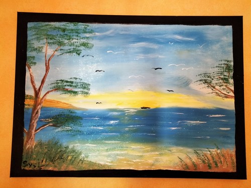 Kunst öl gemälde - kunst, ostsee