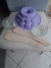 Silikon Tchibo Guglhupf Backform Kuchenform+ Zugabe Pfannenwender+ Glasschalen