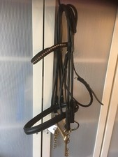 Otto Schumacher Kandare Rundgenäht Größe 3 Schwarz WB, Sprenger Gebisse