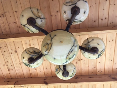 Antike deckenlampe - antike, um