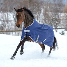 Bucas Freedom Turnout Extra 300g - navy/silver - Weidedecke