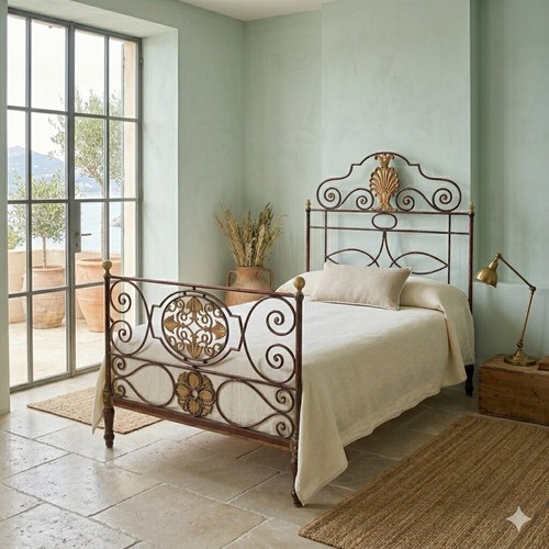 Antikes bett restauration des - bett,