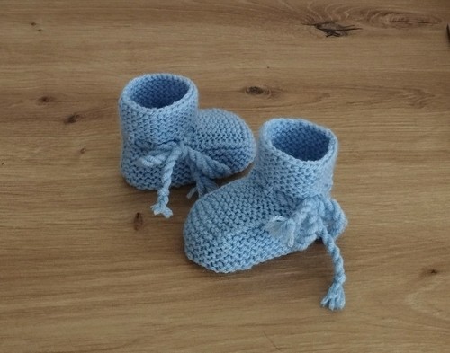 Babyschuhe,gestrickt,Handarbei