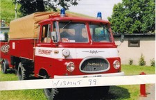 Feuerwehr-Foto Oldtimer DDR