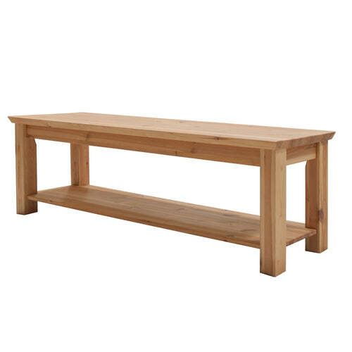 Holzbank kiefer massiv - kiefer,