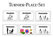 Turnier Schild Pferd Reiten