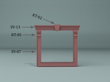 2 Stück Fassaden Profile