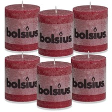6 Stück Bolsius Rustik