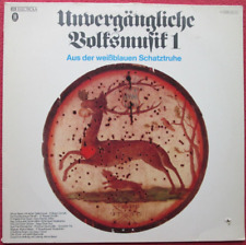 Unvergängliche Volksmusik / Aus der weißblauen Schatztruhe LP Vinyl 1965