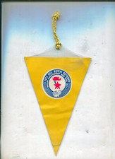 DDR: Tischfahne FDJ Fest des Roten Oktober1977 13 x 18 cm (39)