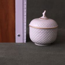 Ludwigsburg Porzellan  Zuckerdose  klein  Schuppenmuster Goldrand  1.Wahl