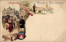 Litho Paris, Ile de France, Chocolat Suchard, Reklame - 4797809