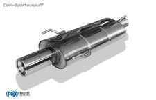 Fox Sportauspuff Opel Astra F inkl. GSi 16V CC Fließheck 3-Punkt-Aufhg 1x90mm