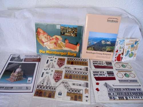 Bastelbogen konvolut - bastelbogen,