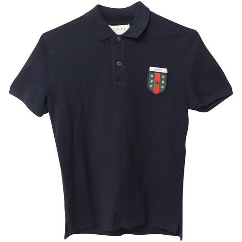 Gucci web crest logo poloshirt - gucci,