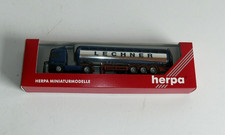 Herpa H0 Modellauto LKW MB Actros L Chromtank Sattelzug 1:87 Lechner