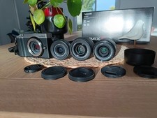 Panasonic Lumix GX9 Kamera + 3 Objektive 25 / 35-100 / 12-32