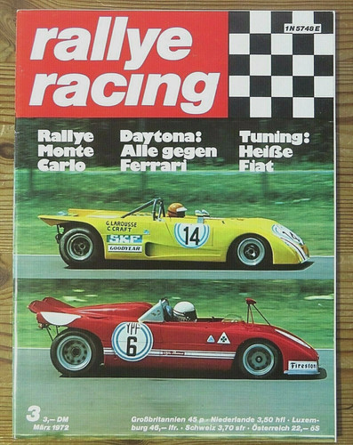 Rallye racing lotus - rallye, 03/72