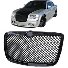 Kühlergrill Sportgrill Waben Gitter in Schwarz Glanz für Chrysler 300C 2004-2011
