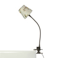 LED Klemmleuchte Klee nickel