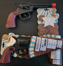 2x Spielzeugrevolver  mit