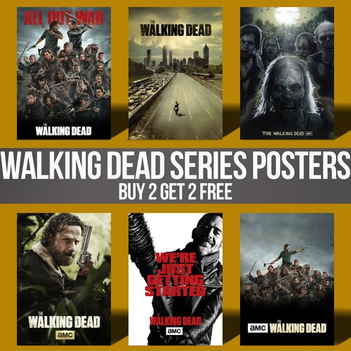 Walking dead poster wandbild - poster,