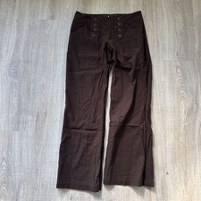 Bonprix Hose Wide Leg Leinen Gr. 38 braun