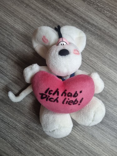 Orig diddl maus - maus, herz